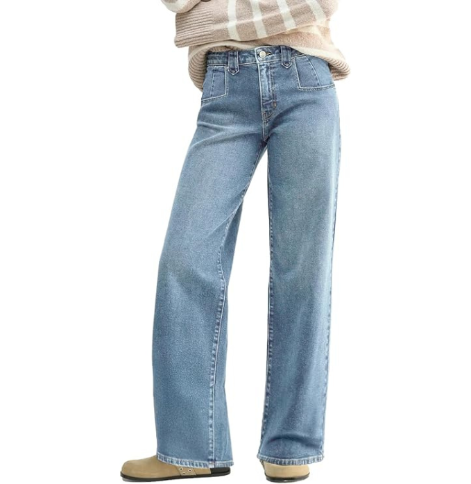 EMMIOL Baggy Straight-Leg Jeans
