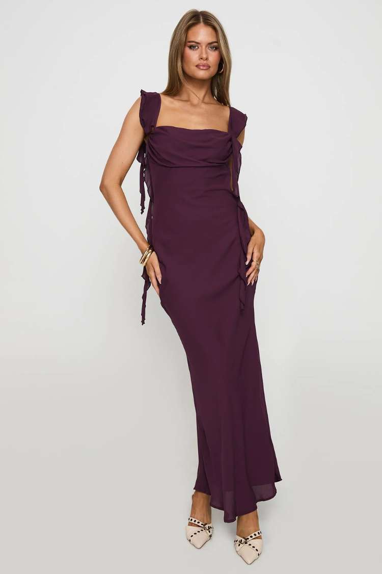 Lanai Maxi Dress Plum