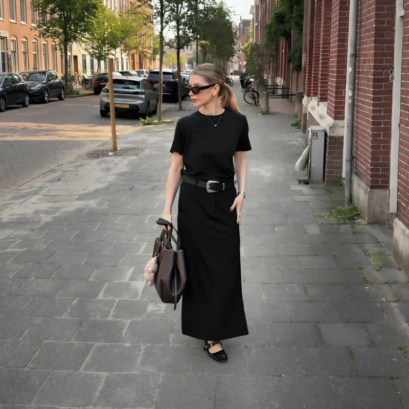Black Maxi Skirt Outfits