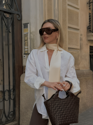 Oversized polarized sunglasses for women