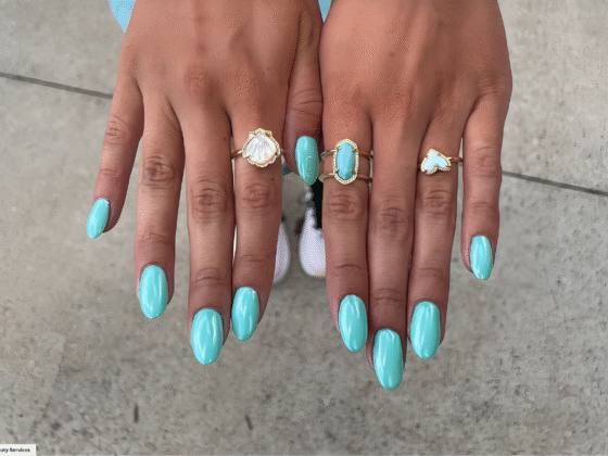 Teal Nail Are Trending for summer