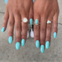 Teal Nail Are Trending for summer