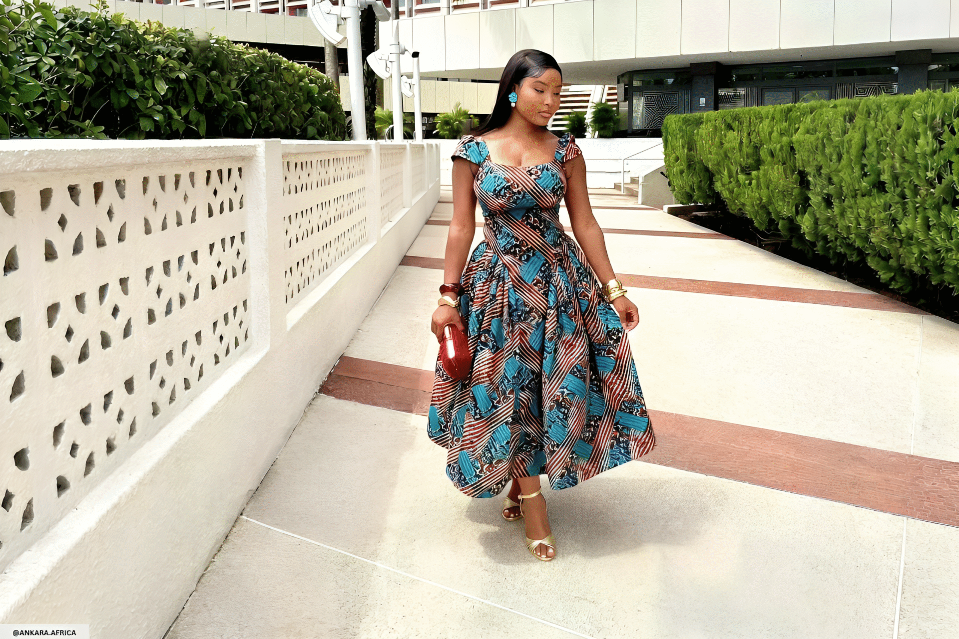 Collection of trendy Ankara dresses on Etsy