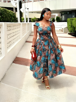 Collection of trendy Ankara dresses on Etsy