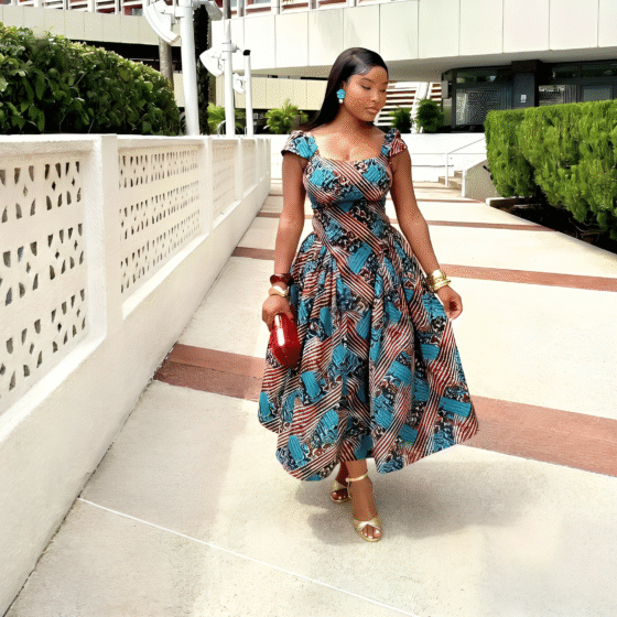 Collection of trendy Ankara dresses on Etsy