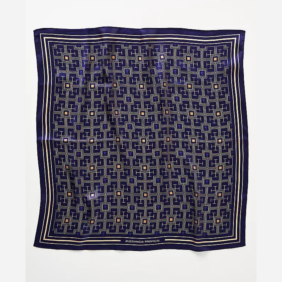 Elegancia Tropical Royal Labyrinth Scarf