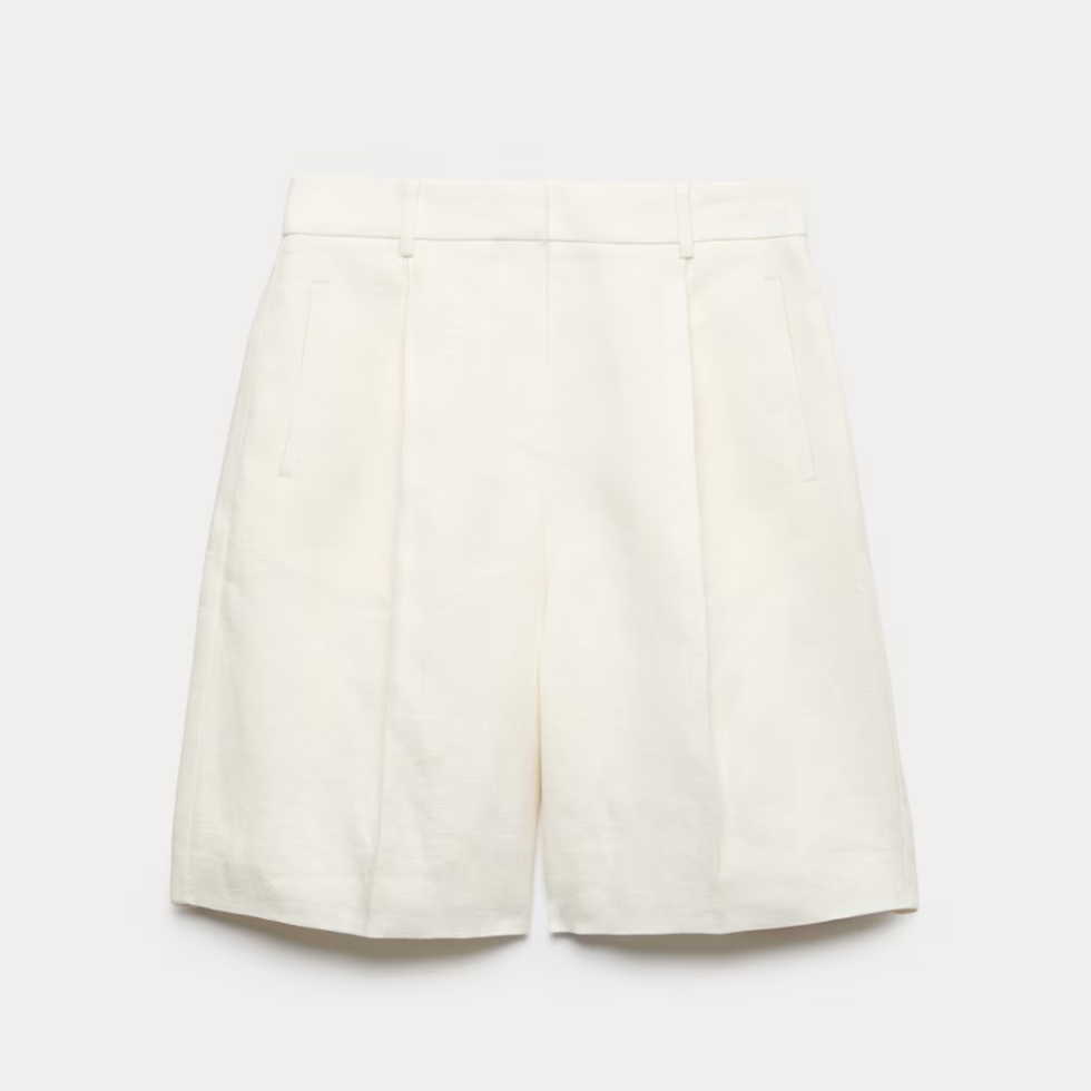 Pure Linen Tailored Shorts