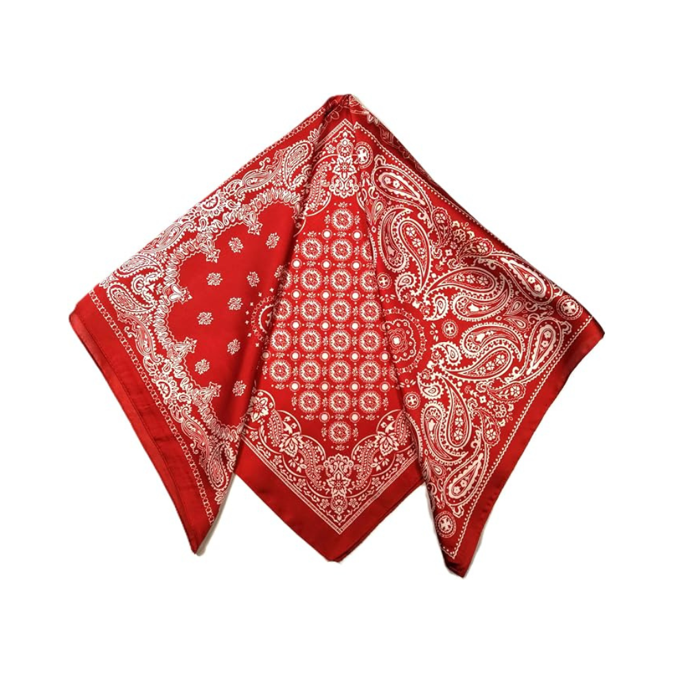 Shanlin Silk Feel Pattern Square Scarves
