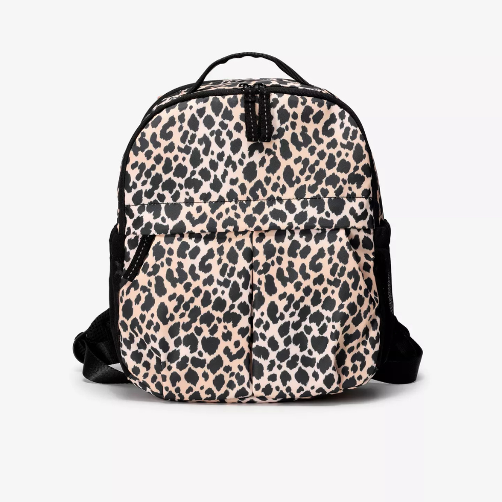 Leopard Print Zippa Mini Backpack