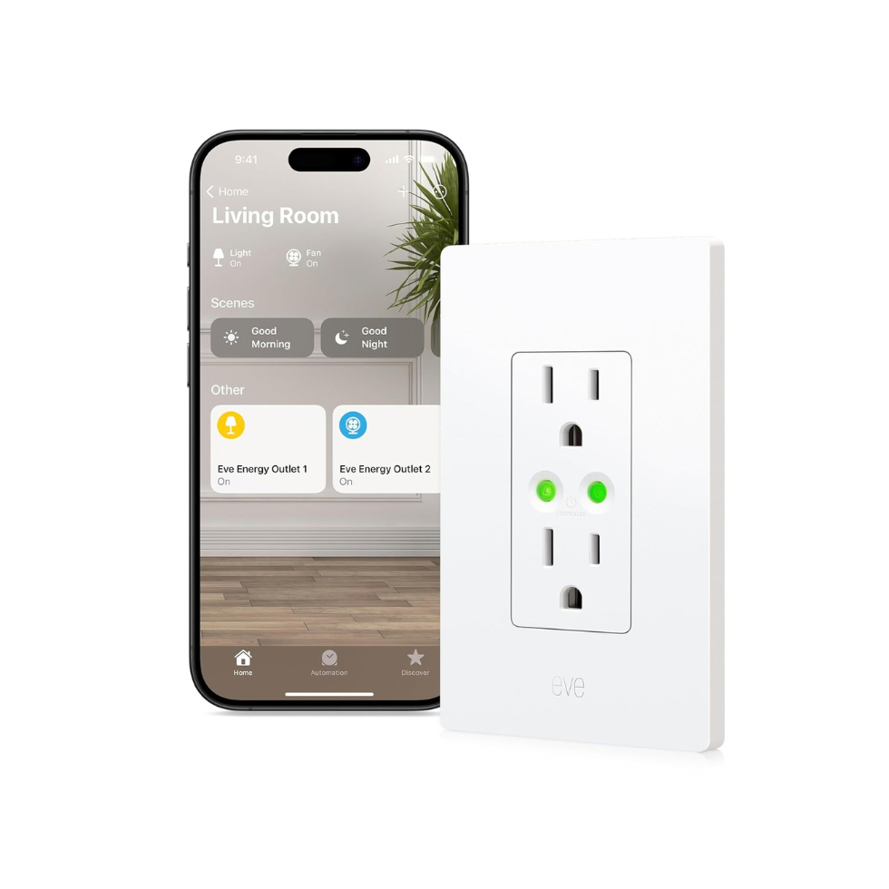 Eve Energy Outlet (Matter) – Smart Outlet & Power Meter
